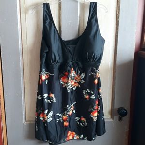 Danify Swim Suit 2 Piece with Shorts Oranges